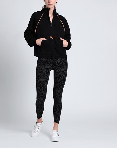 Cropped Athleisure Hoodie Woman Sweatshirt Black