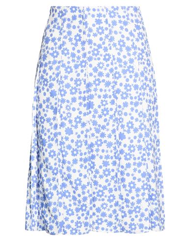 Woman Midi skirt Slate blue Size 10 Viscose