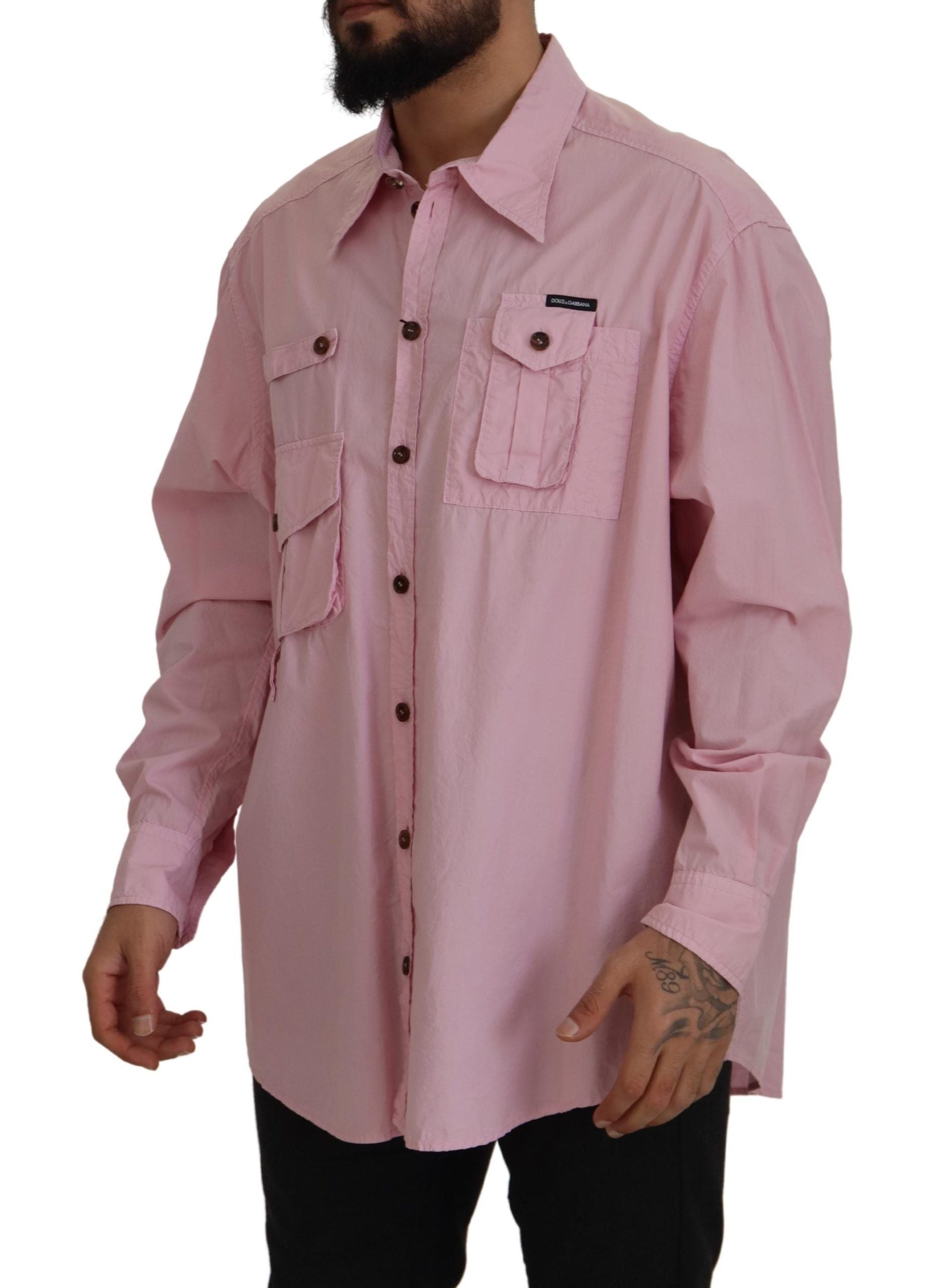 Cotton Casual Shirt — Pink
