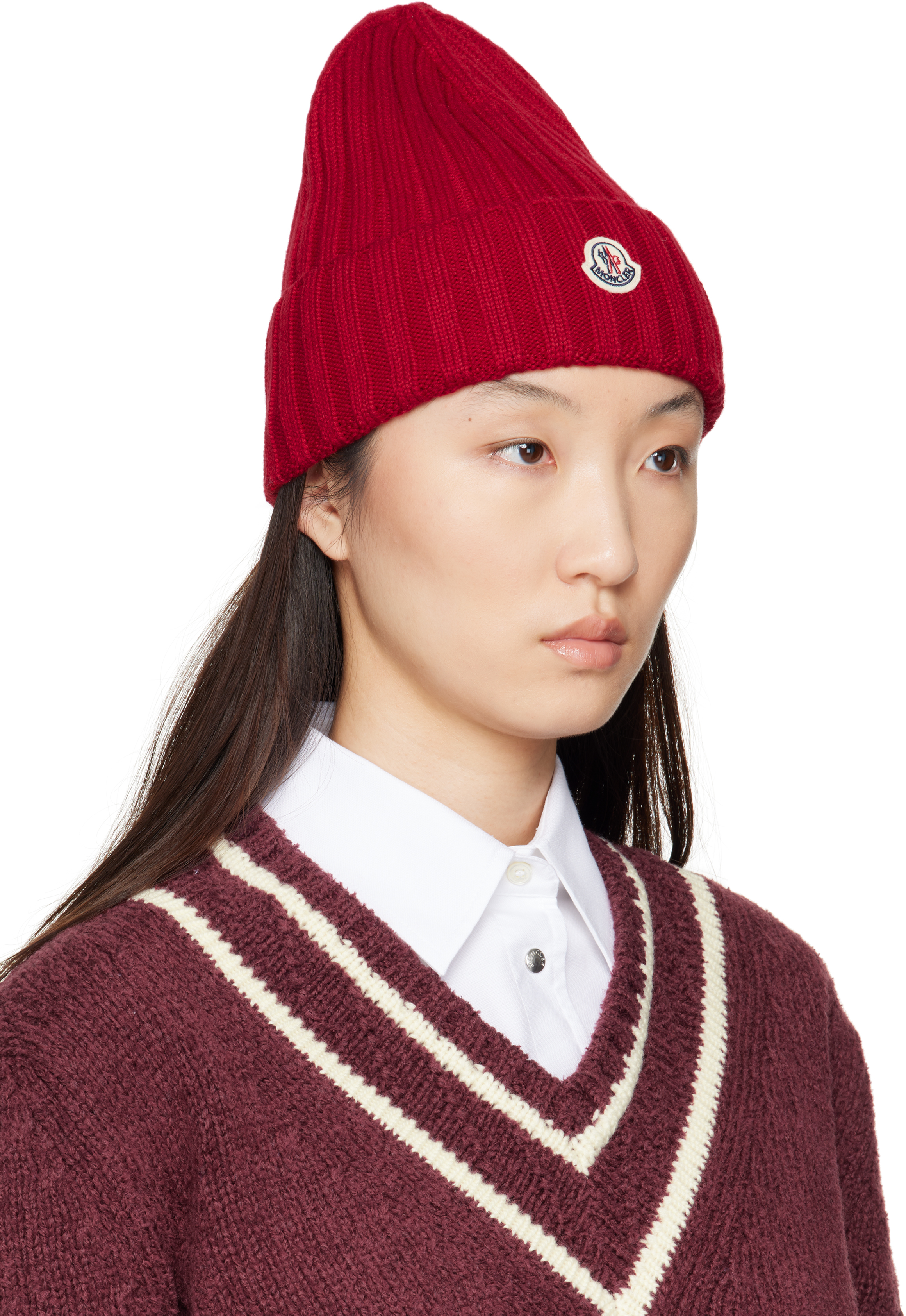 Red Wool Beanie