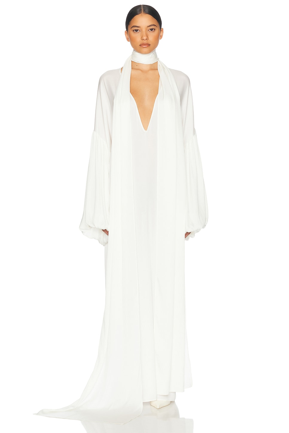 Helsa Serafina Silk Dress in Black - Black. S also in
