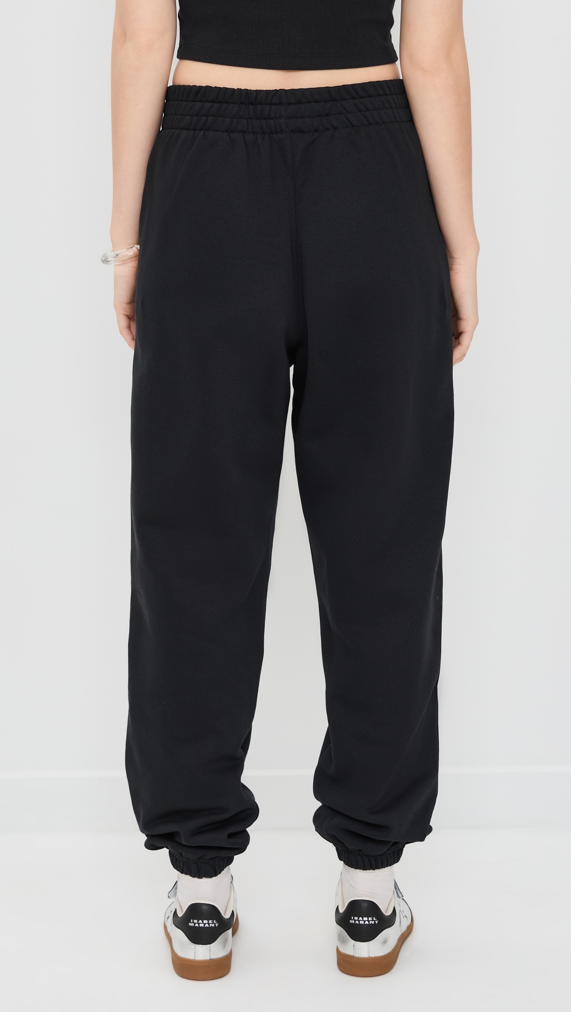 Essentials Loose Fleece Joggers Black
