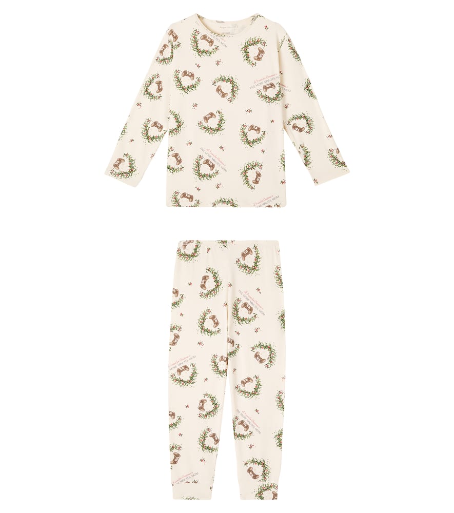 Konges Sløjd Printed cotton-blend jersey pajamas