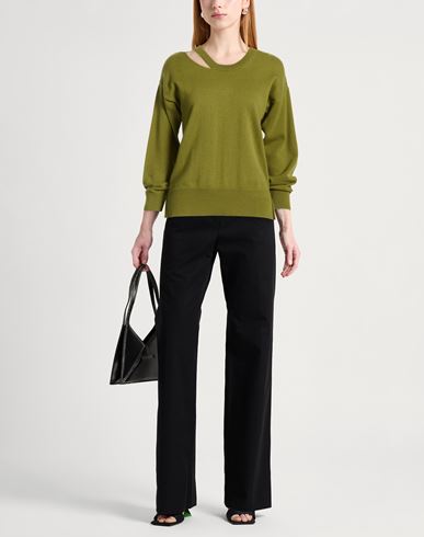Woman Sweater Green Size 4 Geelong Wool
