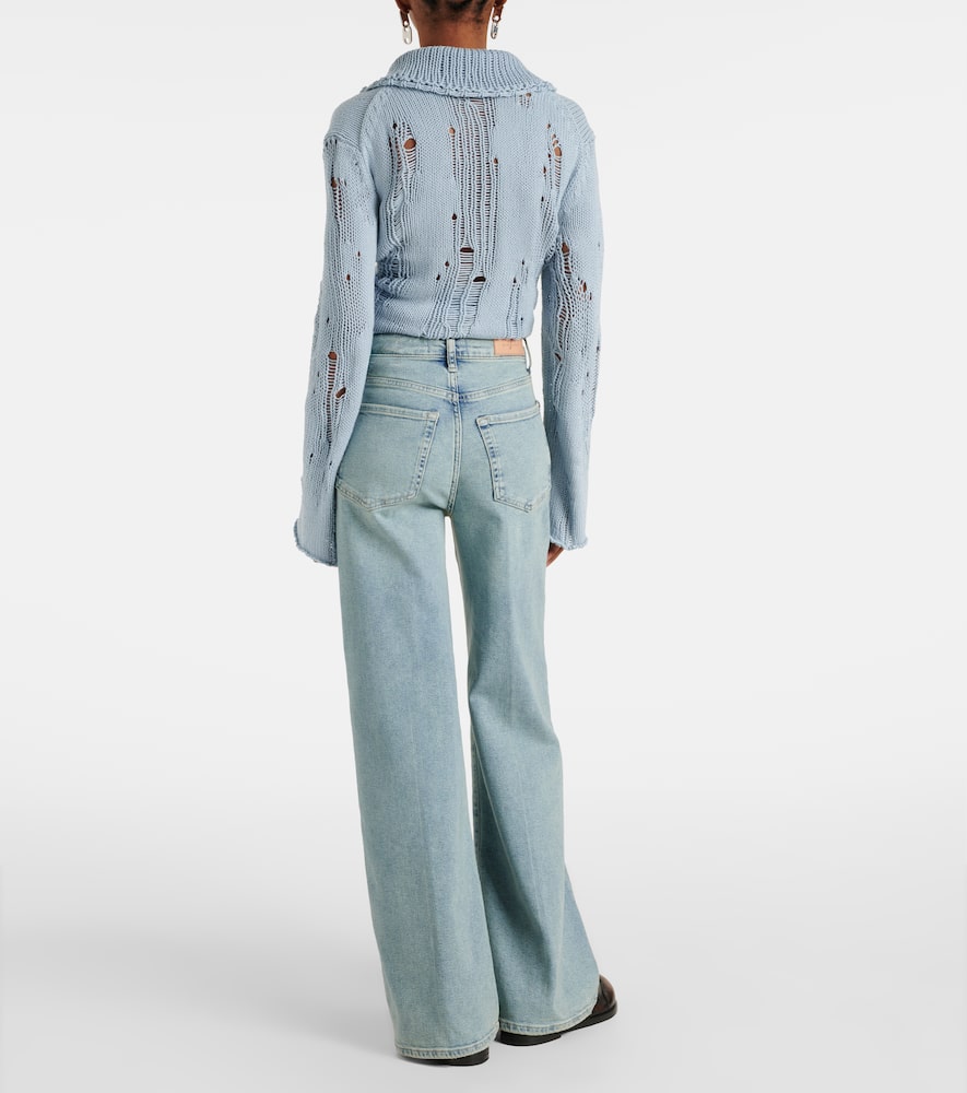 Jo low-rise flared jeans
