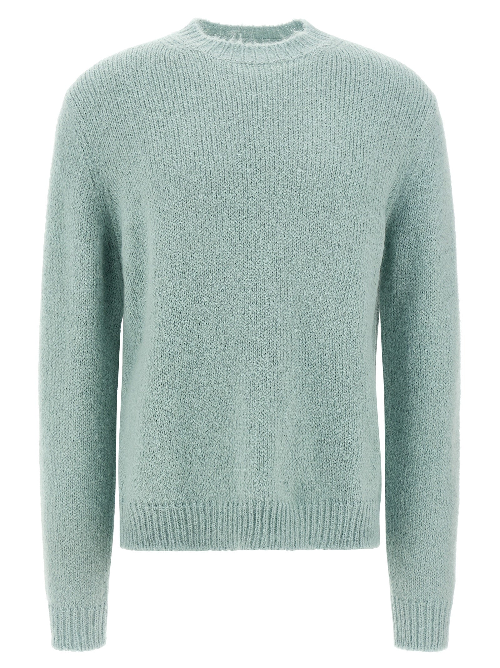 Alpaca Wool Blend Sweater — Blue