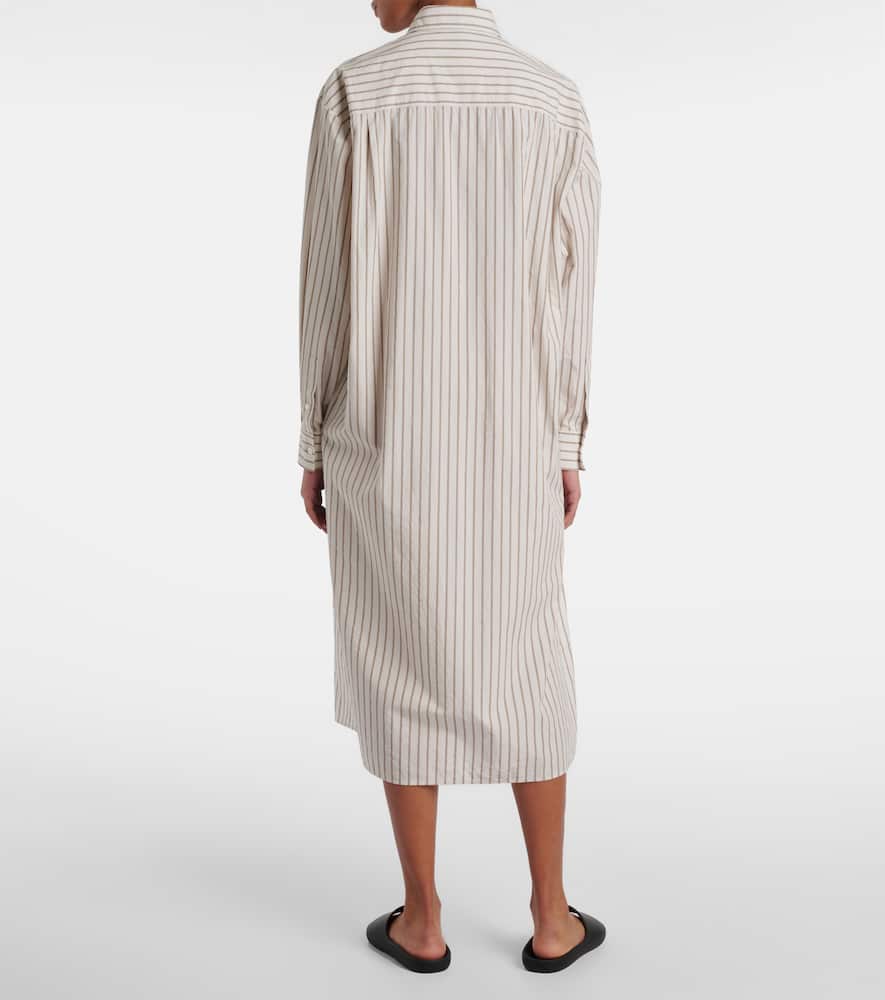 Chihiro striped cotton shirt dress