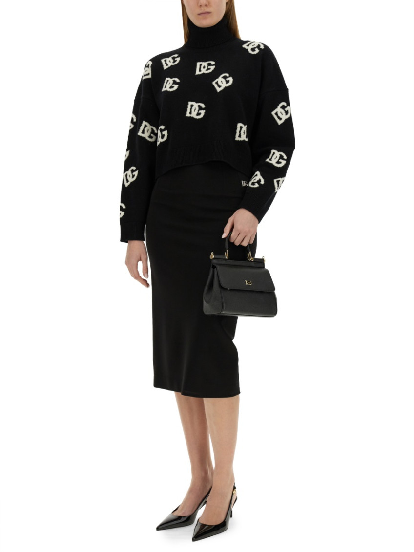 All-over Logo Intarsia Jumper