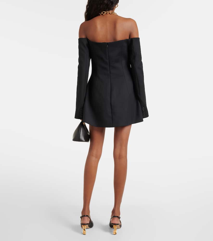 Sandrine off-shoulder blazer dress
