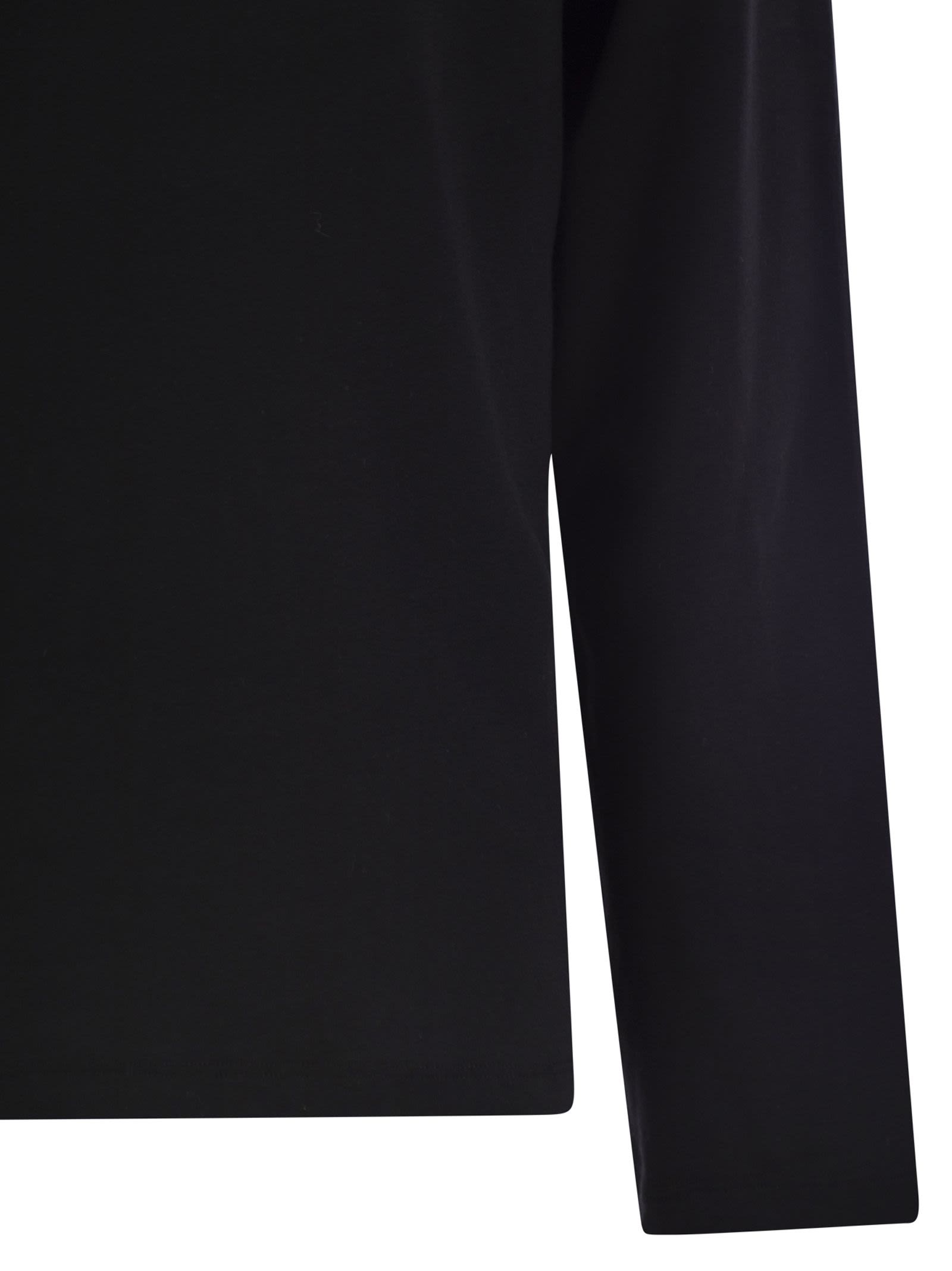 Majestic Long Sleeved Crew Neck T Shirt