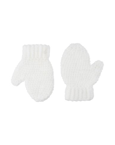 Christina Seewald Woman Gloves White Size ONESIZE Nylon