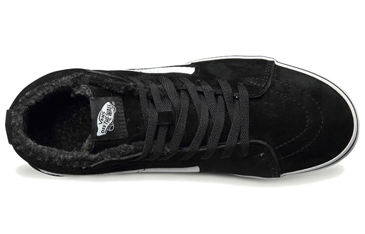 SK8-HI Pig Suede Fleece Black