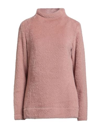 Woman Turtleneck Antique rose Size M Polyester, Polyamide