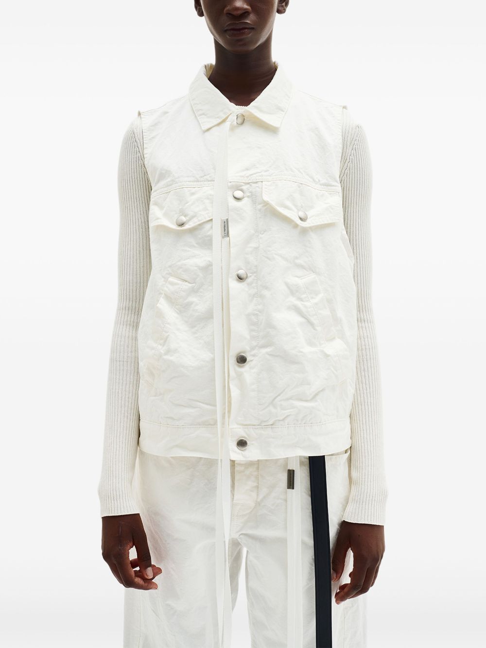 Ann Demeulemeester Juliette waistcoat - White