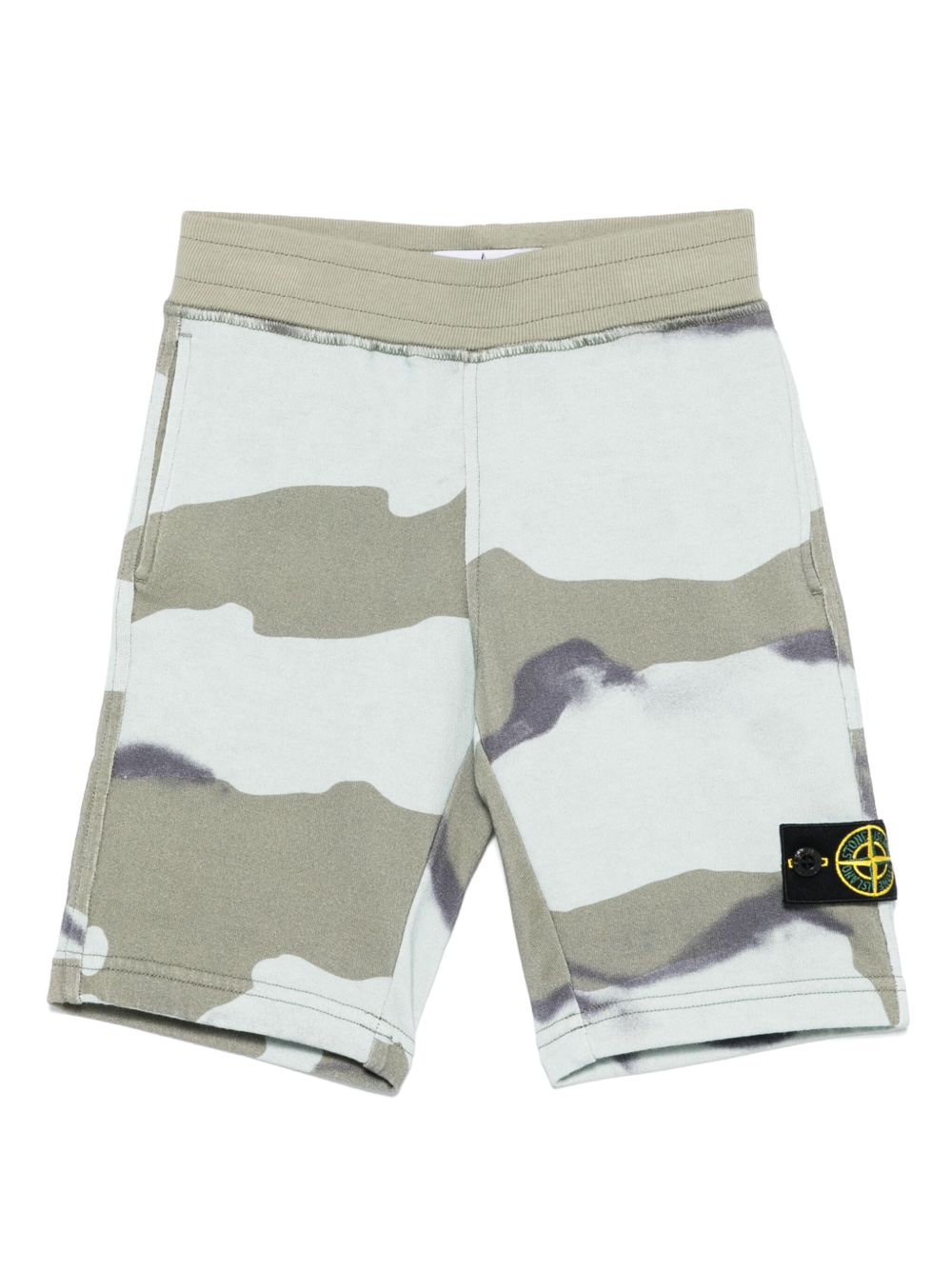 Stone Island Junior printed shorts - Blue