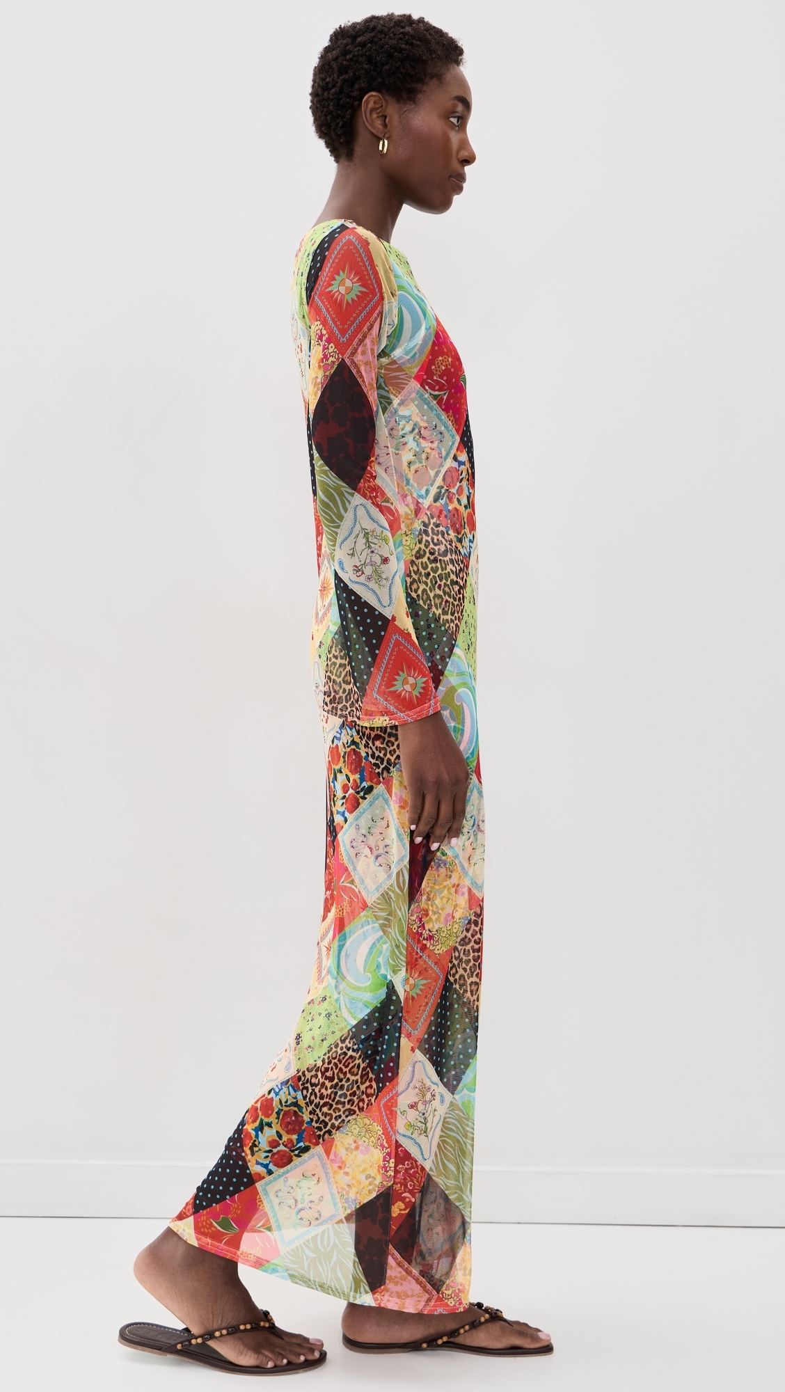 Aria Mesh Dress Multi