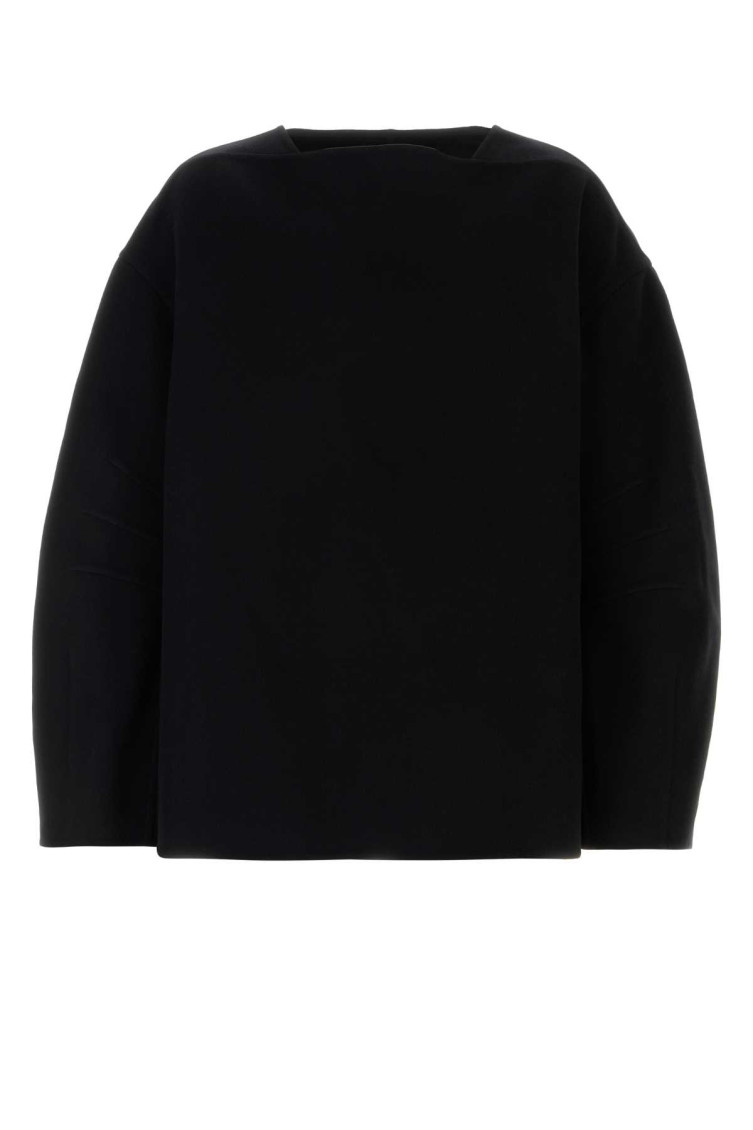 Black Wool Oversize Sweater