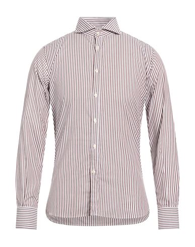 Man Shirt Taupe Size 15 ½ Cotton
