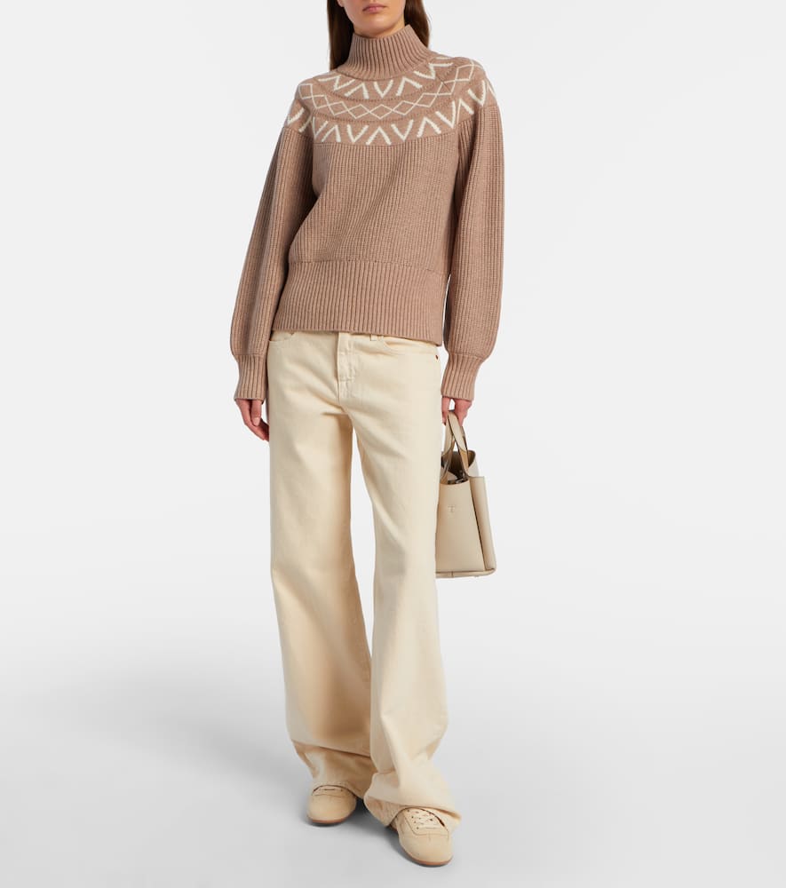 Marcie ribbed-knit turtleneck sweater