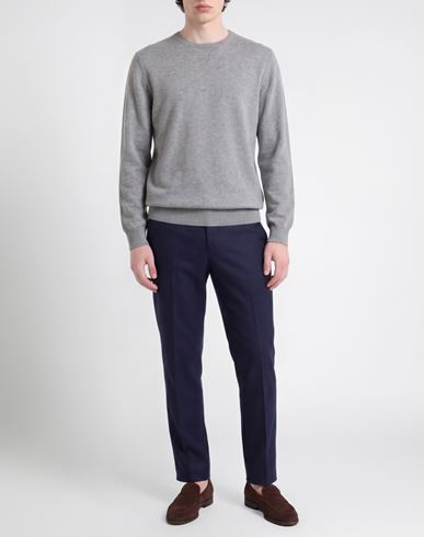 Man Sweater Grey Size 48 Cashmere