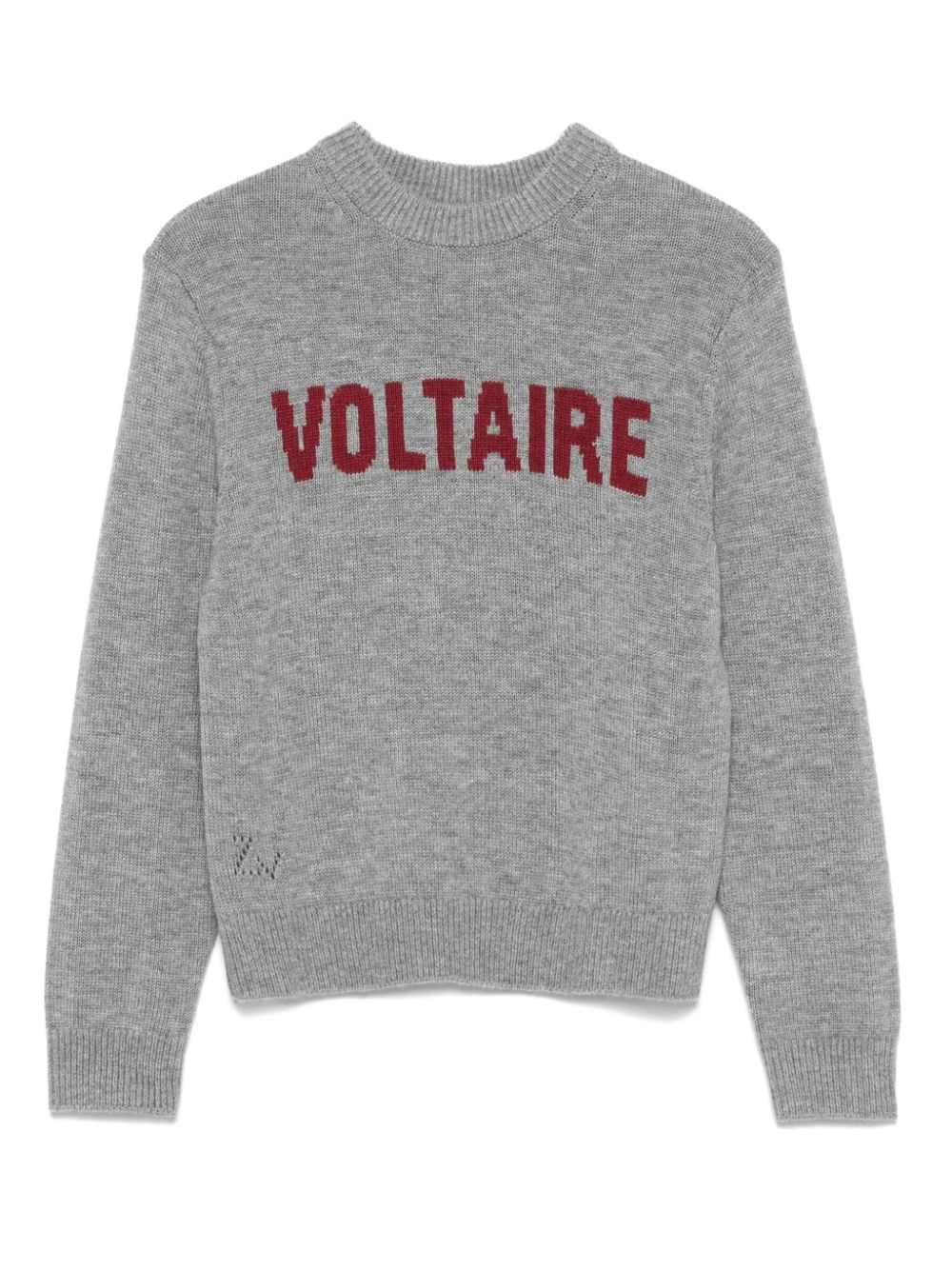 Logo-intarsia sweater - Grey