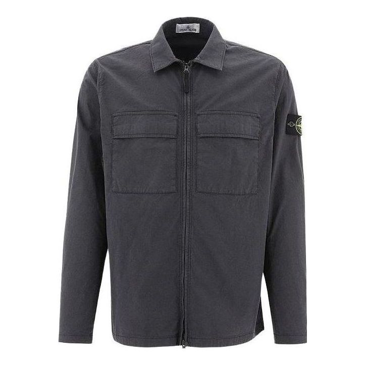 Stretch Overshirt 'Charcoal'