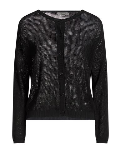 Woman Cardigan Black Size S Cotton