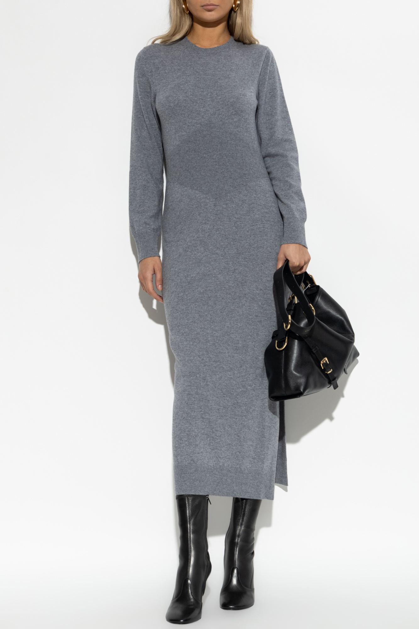 Cashmere Dress, Women's, Grey