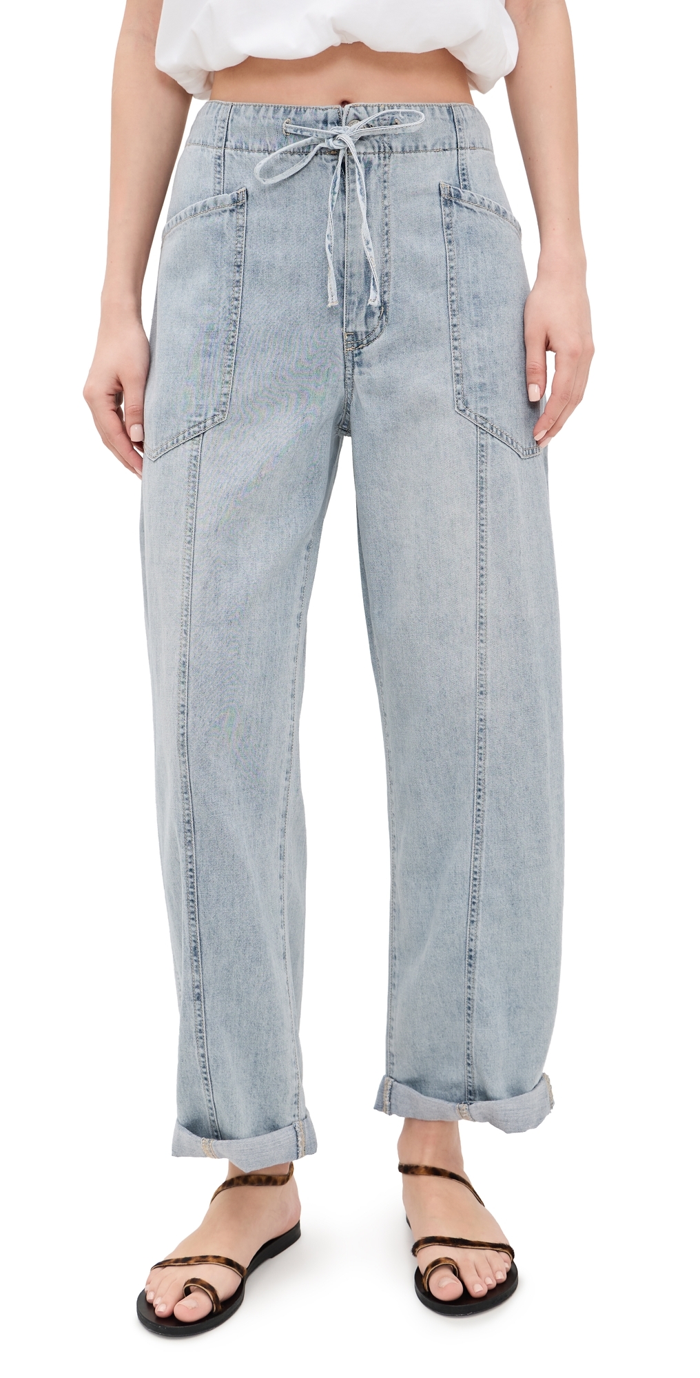 Villa Drawstring Jeans Wild Card
