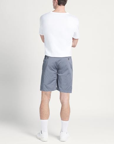 Man Shorts & Bermuda Shorts Grey Size 38 Cotton, Elastane