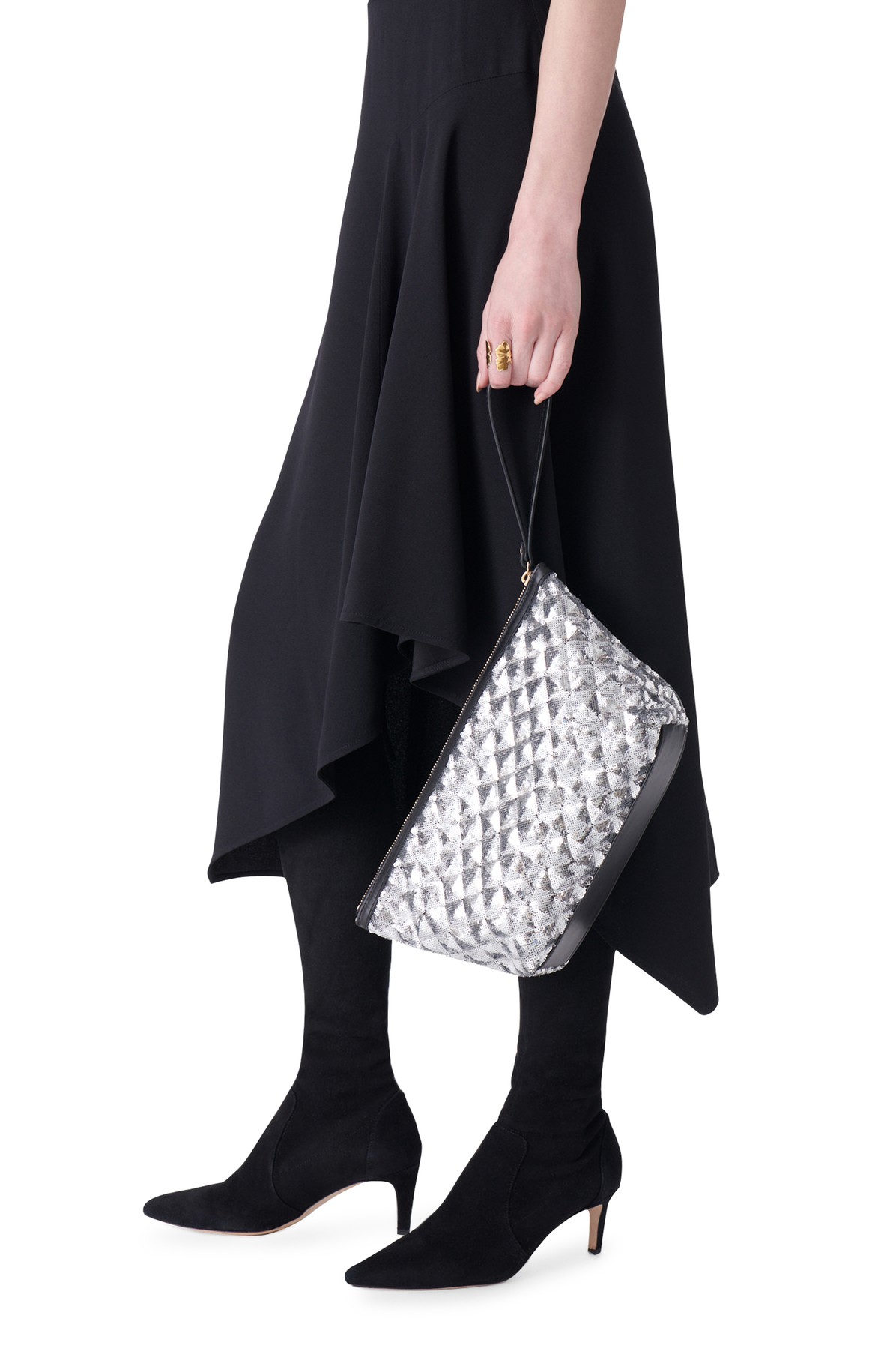 Sequinned clutch