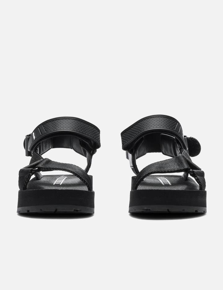 Logo Strap Platform Sandals