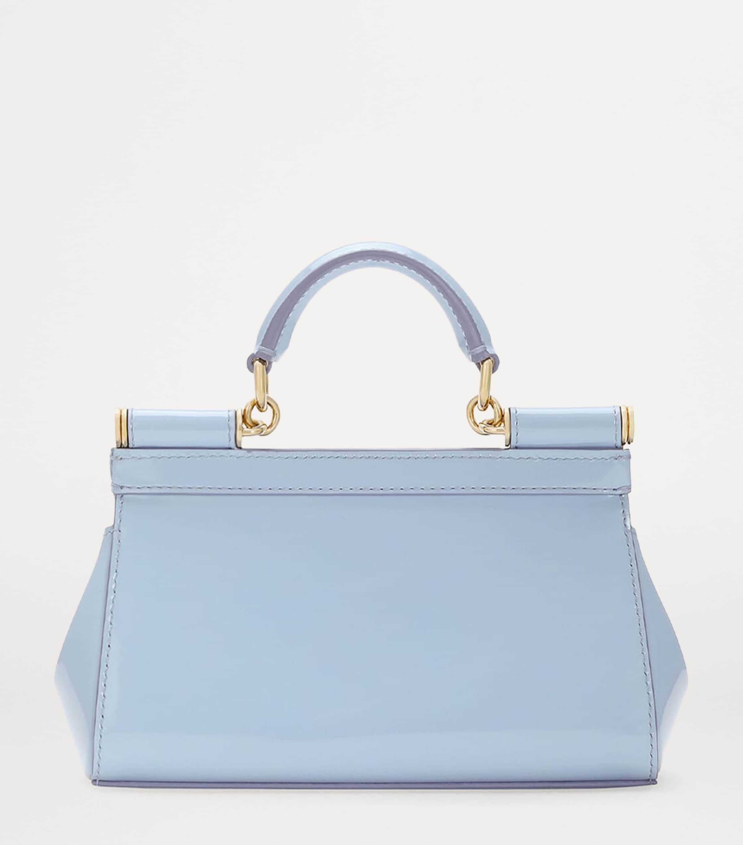 Dolce & Gabbana Small Calfskin Sicily Top-Handle Bag