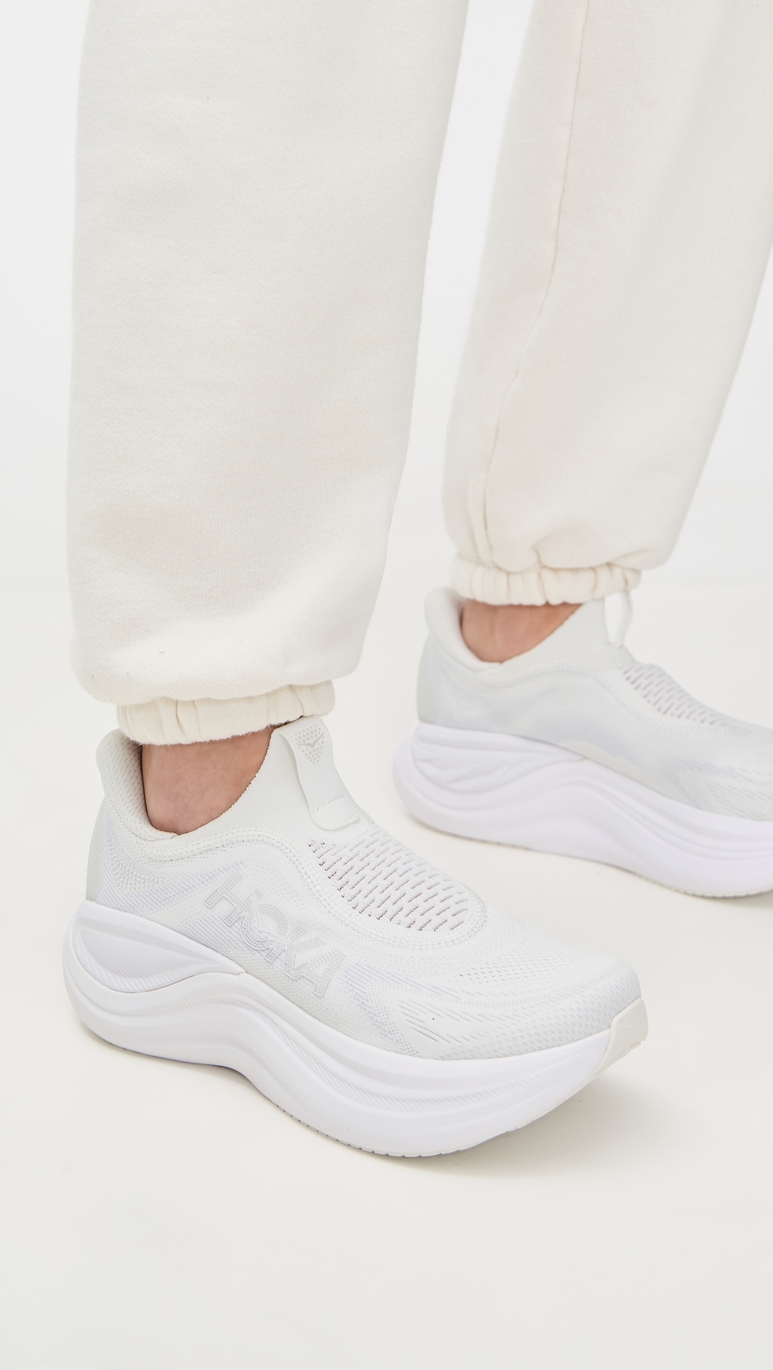 Skyward Laceless Sneakers WHITE / WHITE