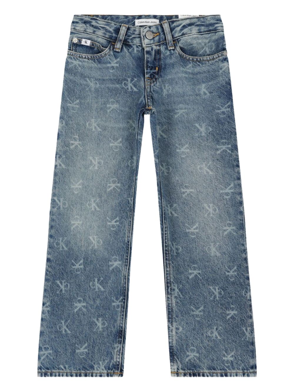 Logo-print jeans - Blue