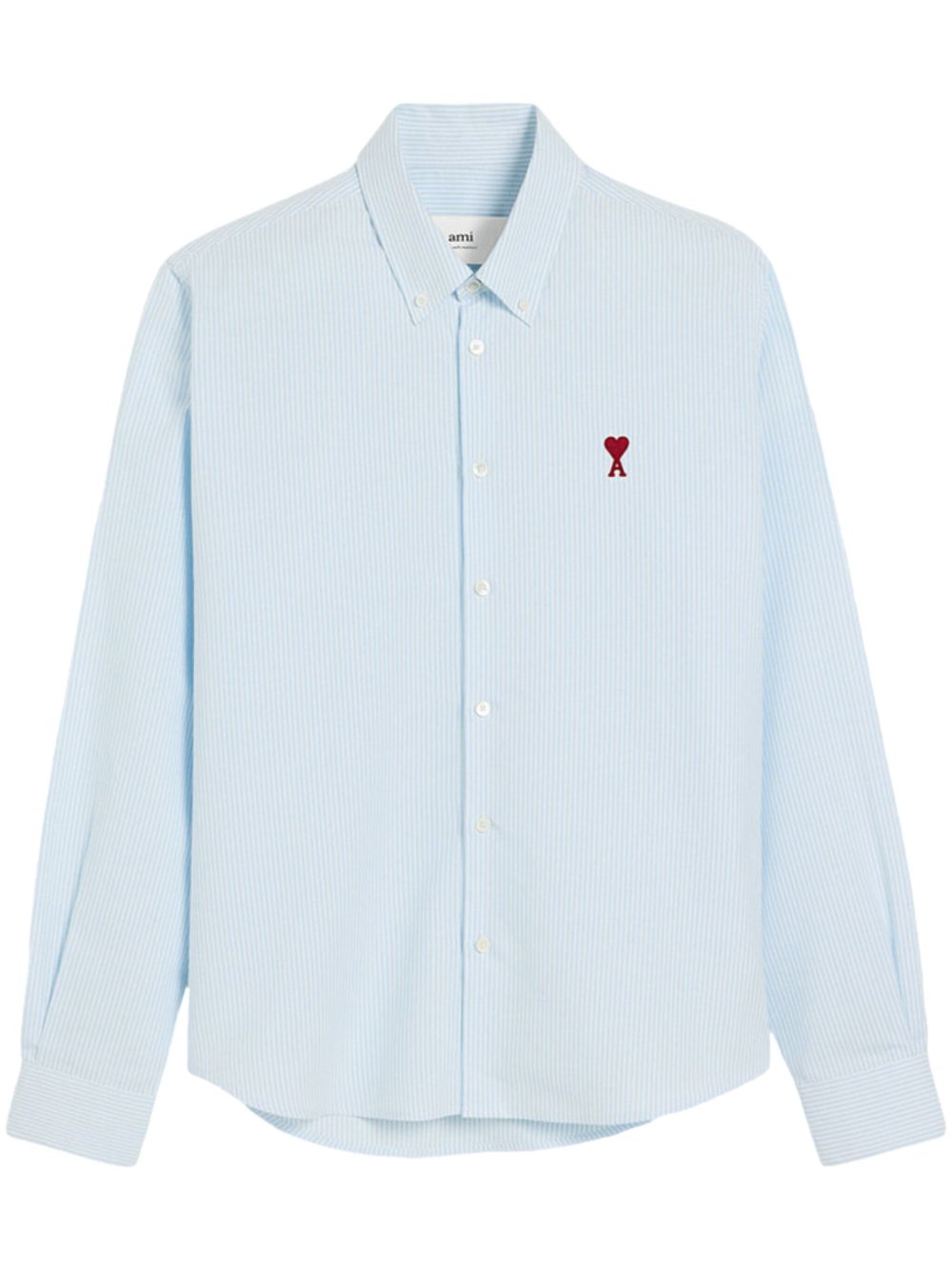 Light Blue Embroidered Logo Shirt