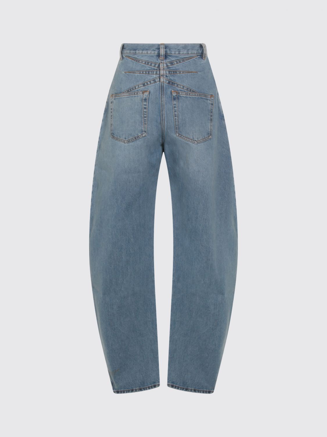 Jeans ALAÏA Woman color Gnawed Blue