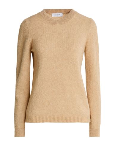 Woman Sweater Camel Size 8 Virgin Wool, Polyamide