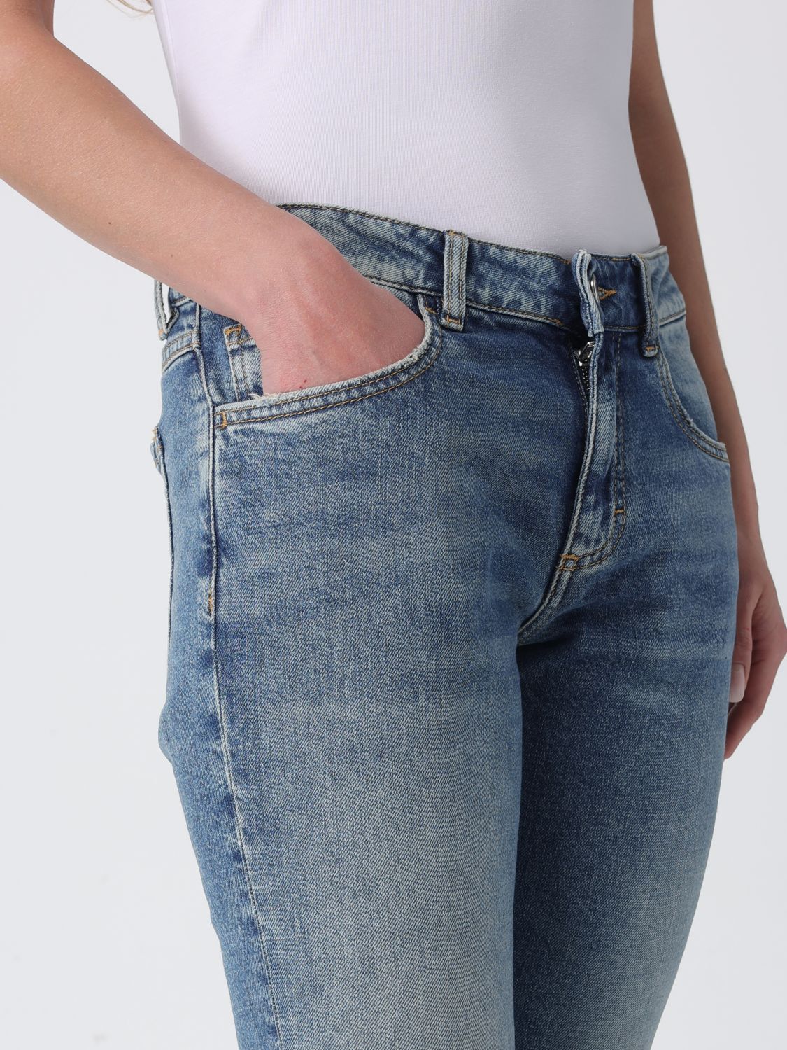Jeans Woman color Denim