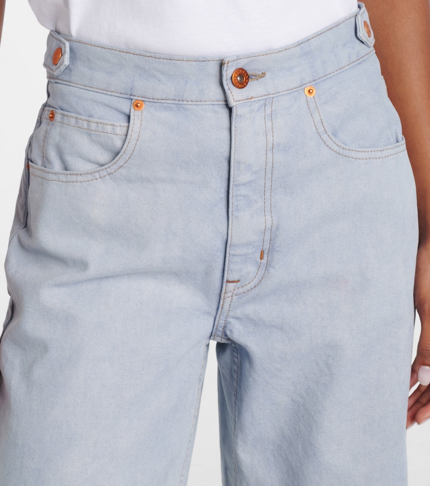 Cassie mid-rise wide-leg jeans