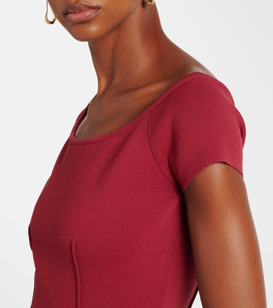 Foin jersey midi dress
