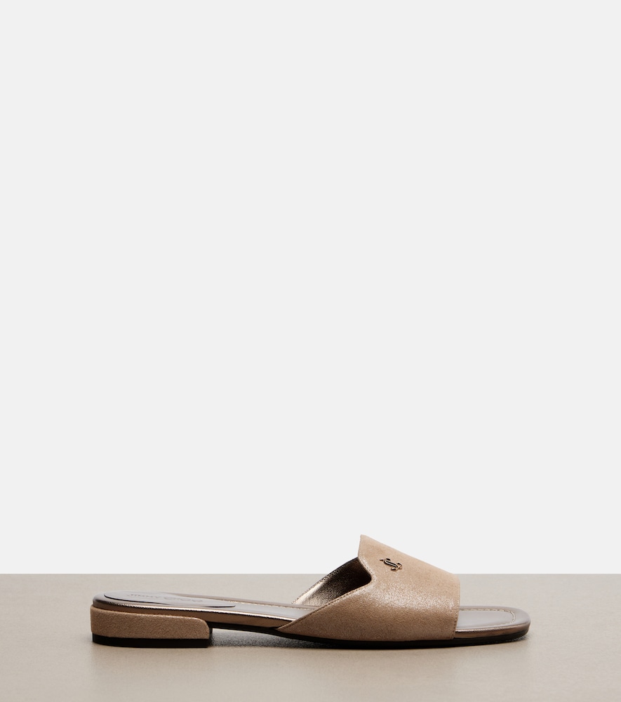 Dina leather slides