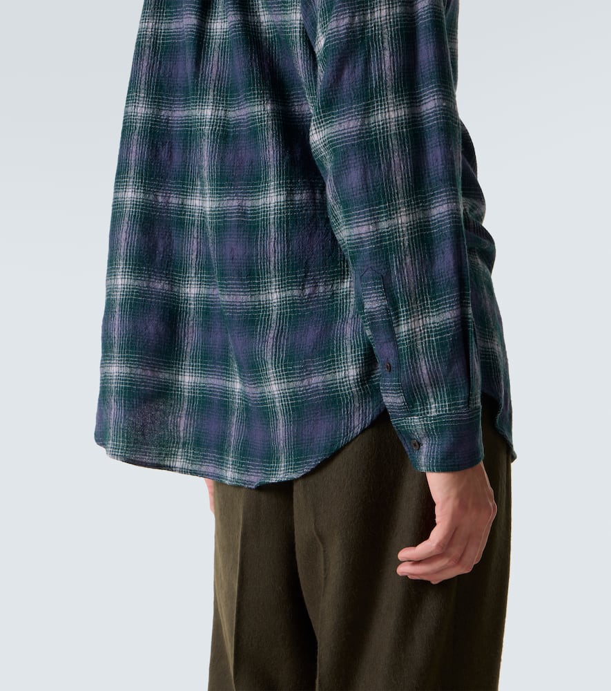 Checked wool shirt