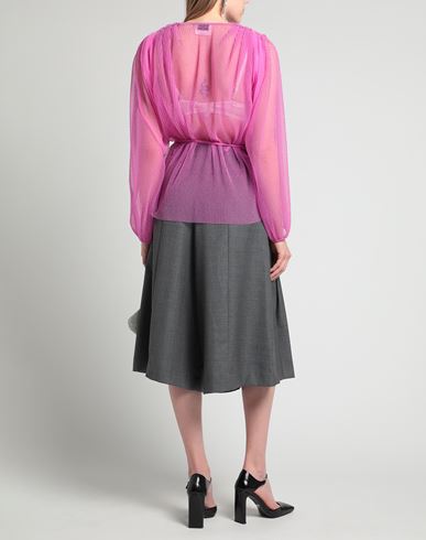 Forte_forte Woman Shirt Magenta Size 2 Polyester, Metallic Polyester