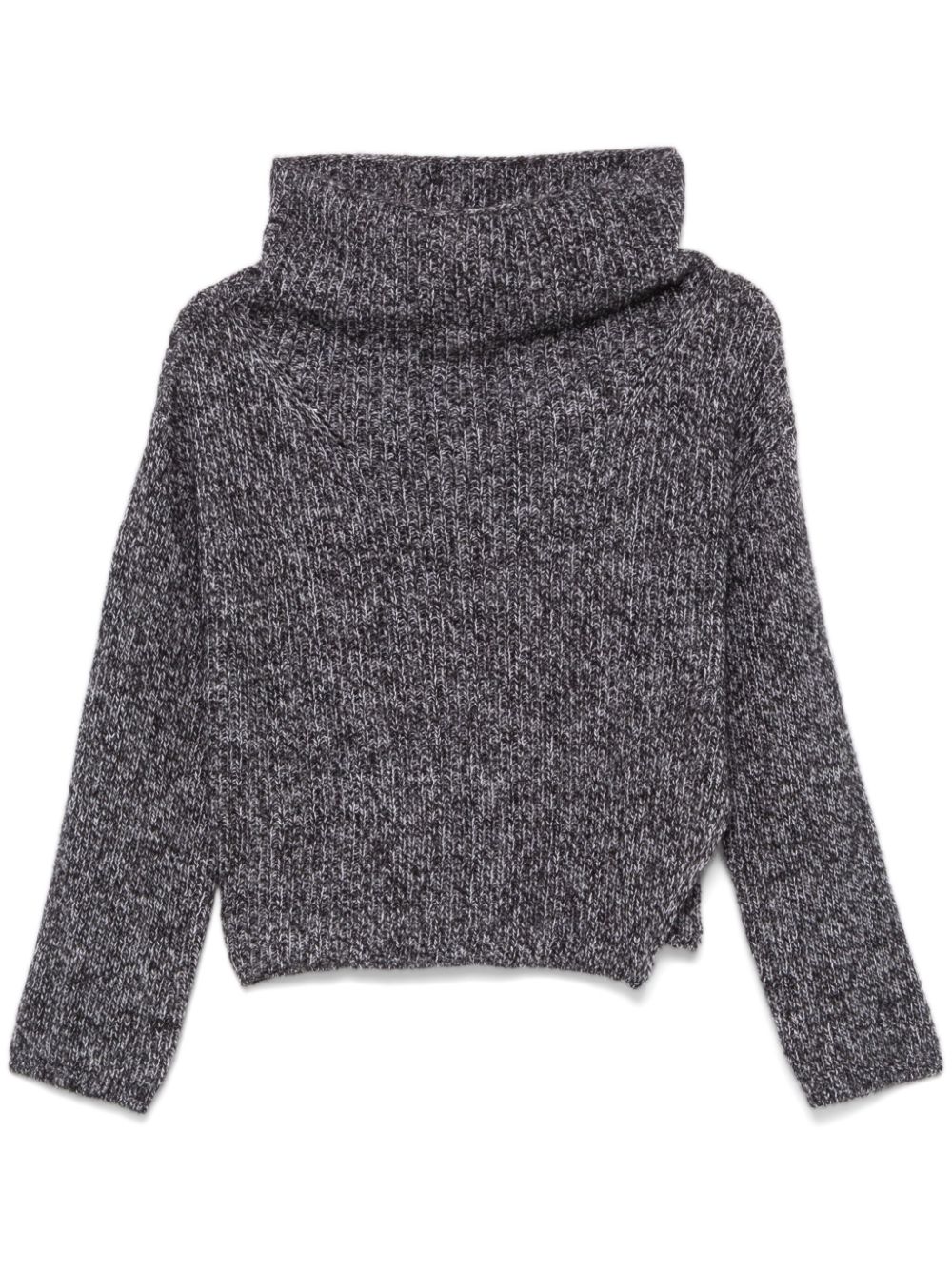 Boat-neck sweater - Grey