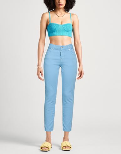Woman Pants Pastel blue