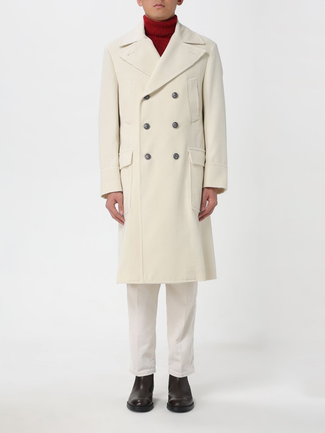 Trench Coat Men color White