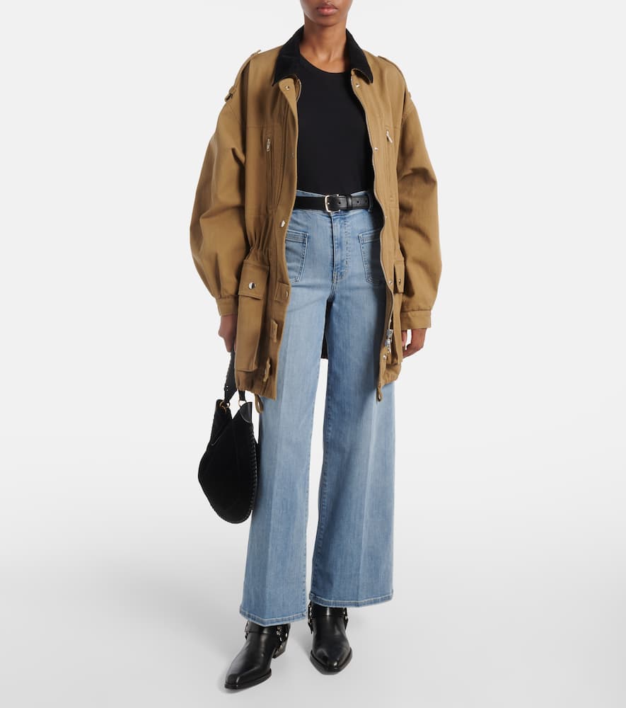 Le Slim Palazzo wide-leg jeans