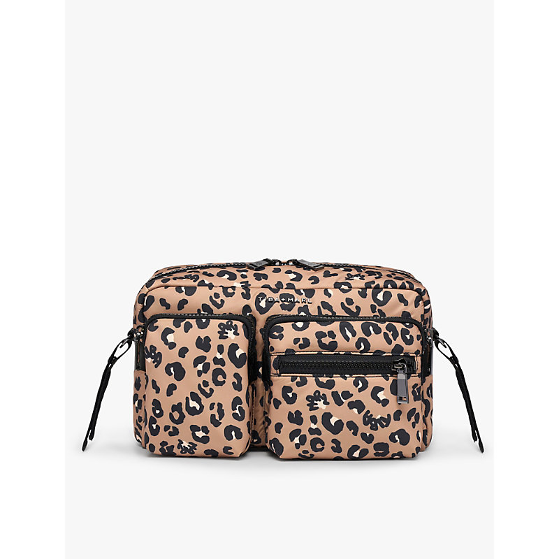 Neutral Leopard Axel Leopard-print Shell Changing bag 1SIZE