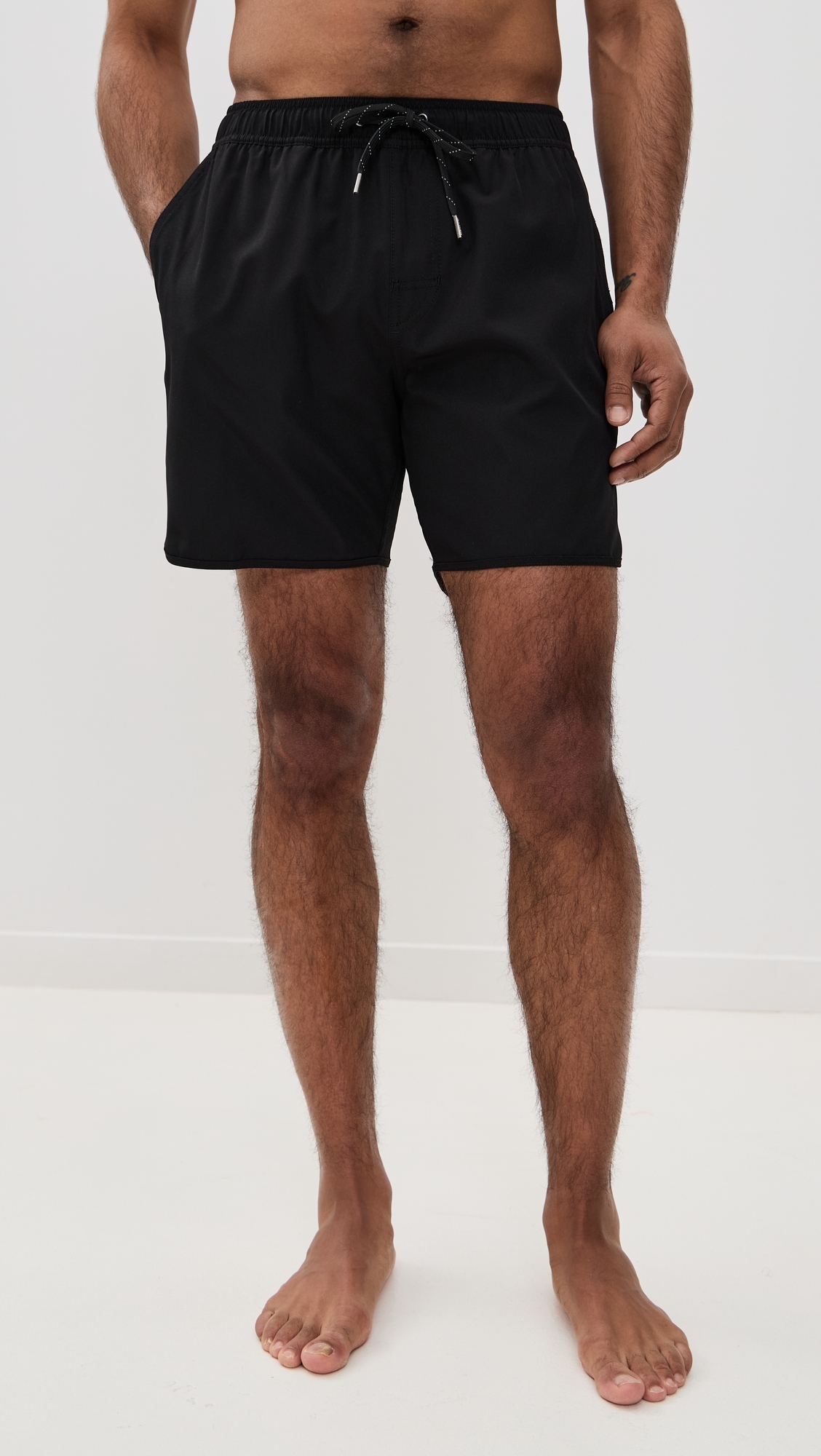 Fair Harbor The Anchor 6 Swim Trunks Black